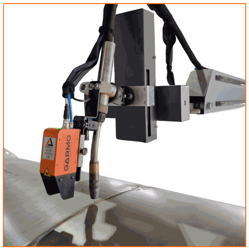 Garmo Instruments GarLine sensor laser seguimiento junta soldadura automatizada robótica SHARPtrack GarLine