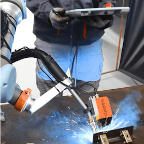 Garmo Instruments GarLine seam tracking laser sensor automated robotic welding GarLine C cobot weld
